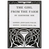 The Girl From The Farm by Aubrey Beardsley, framed poster, view 3