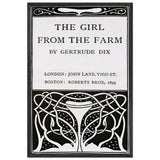 The Girl From The Farm by Aubrey Beardsley, framed poster