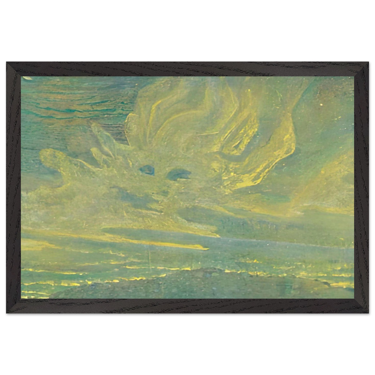 The Great Sacrifice by Nicholas Roerich, framed poster, view 2
