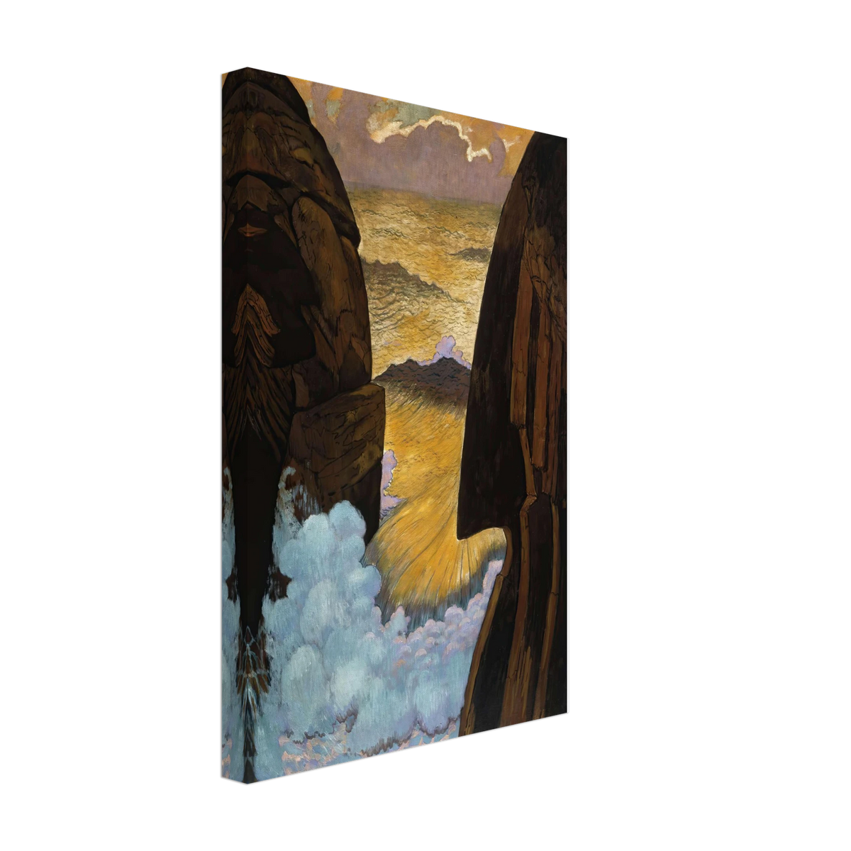 The Green Wave, Vorhor by Georges Lacombe, canvas, view 2