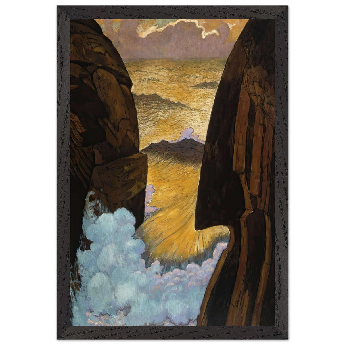 The Green Wave, Vorhor by Georges Lacombe, framed poster, view 2