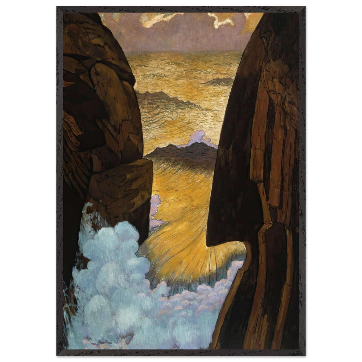 The Green Wave, Vorhor by Georges Lacombe, framed poster, view 3
