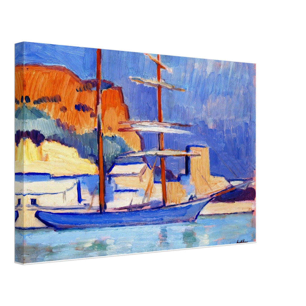 The Harbor at Cassis by Samuel Peploe, canvas