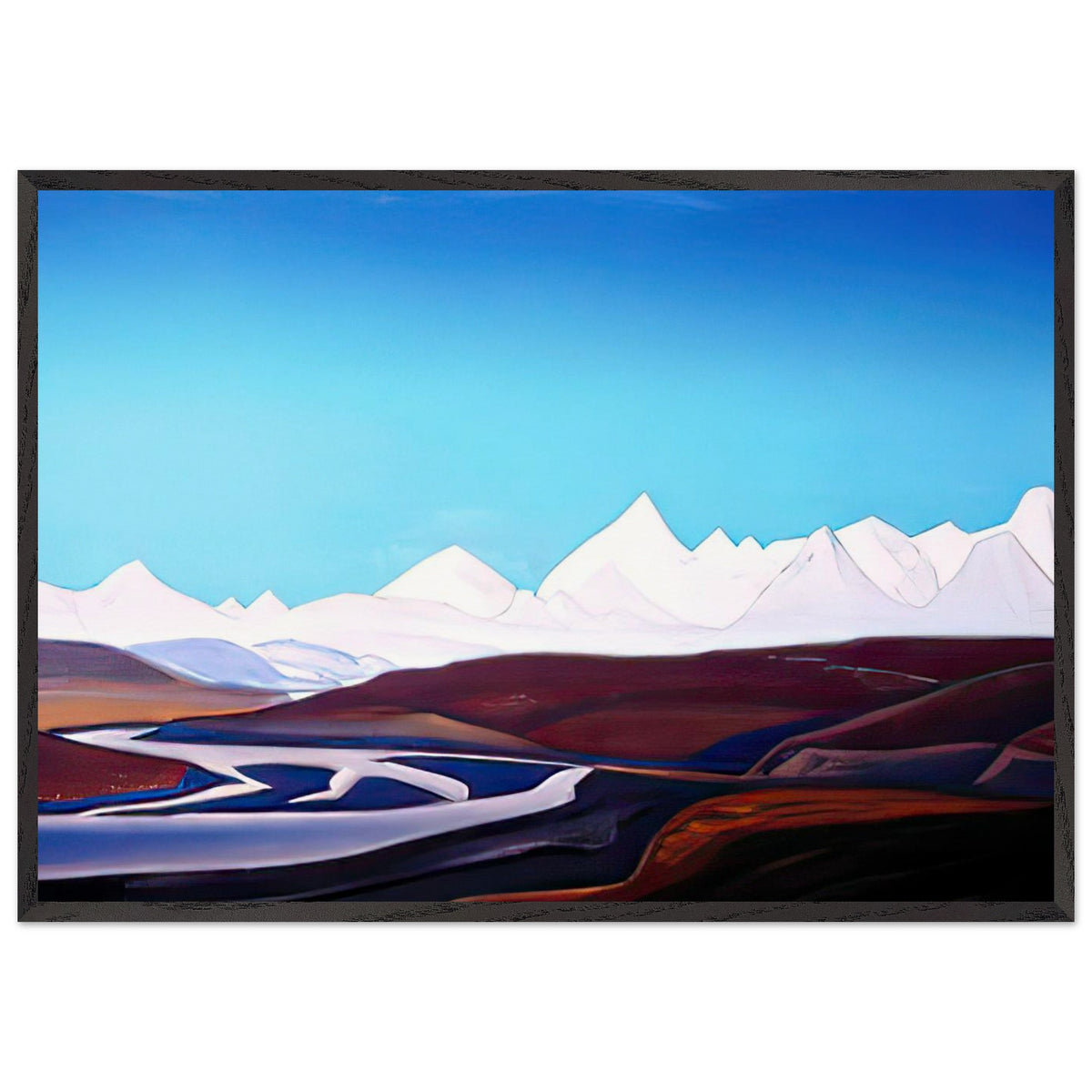 The Holiest Thang La by Nicholas Roerich, framed poster, view 3
