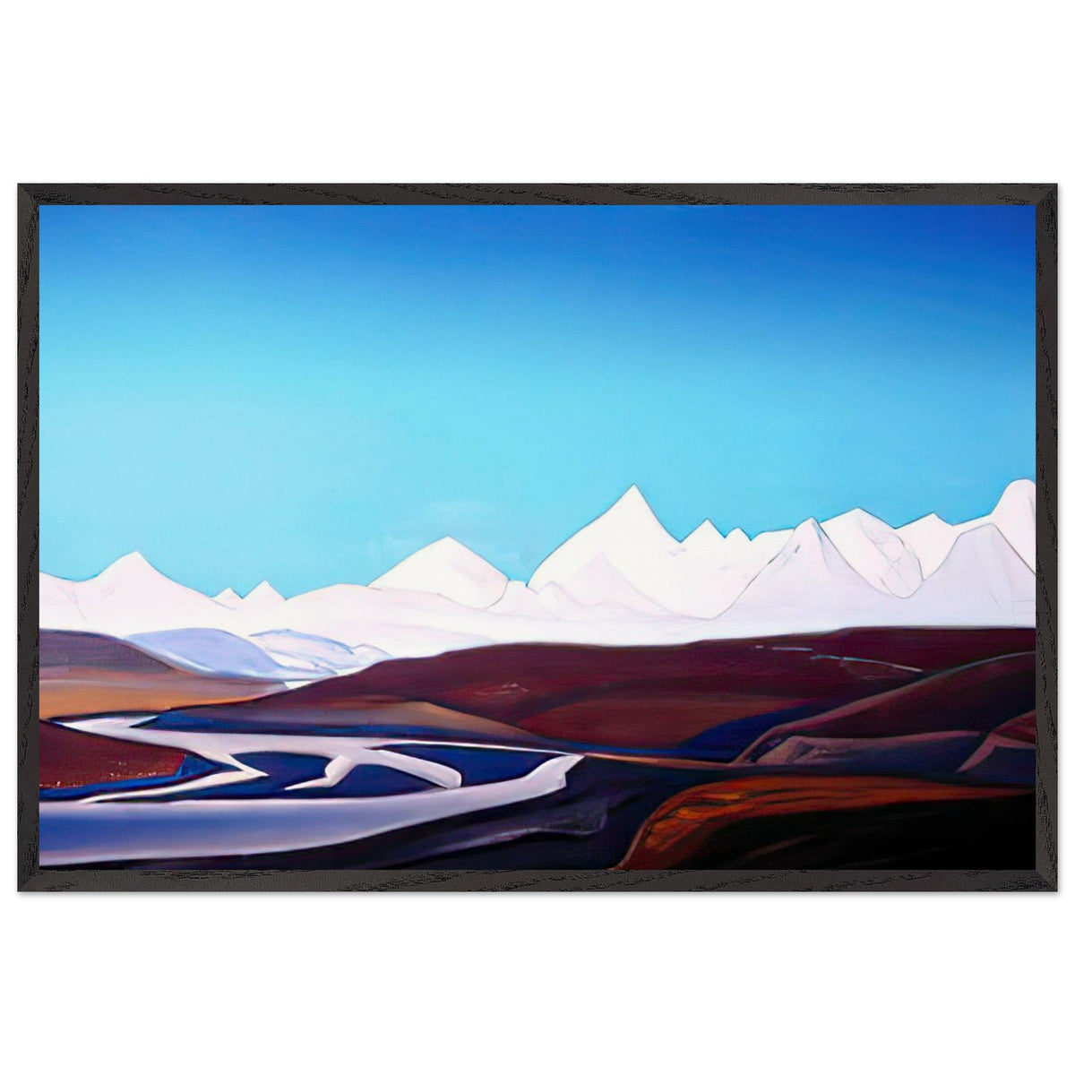 The Holiest Thang La by Nicholas Roerich, framed poster