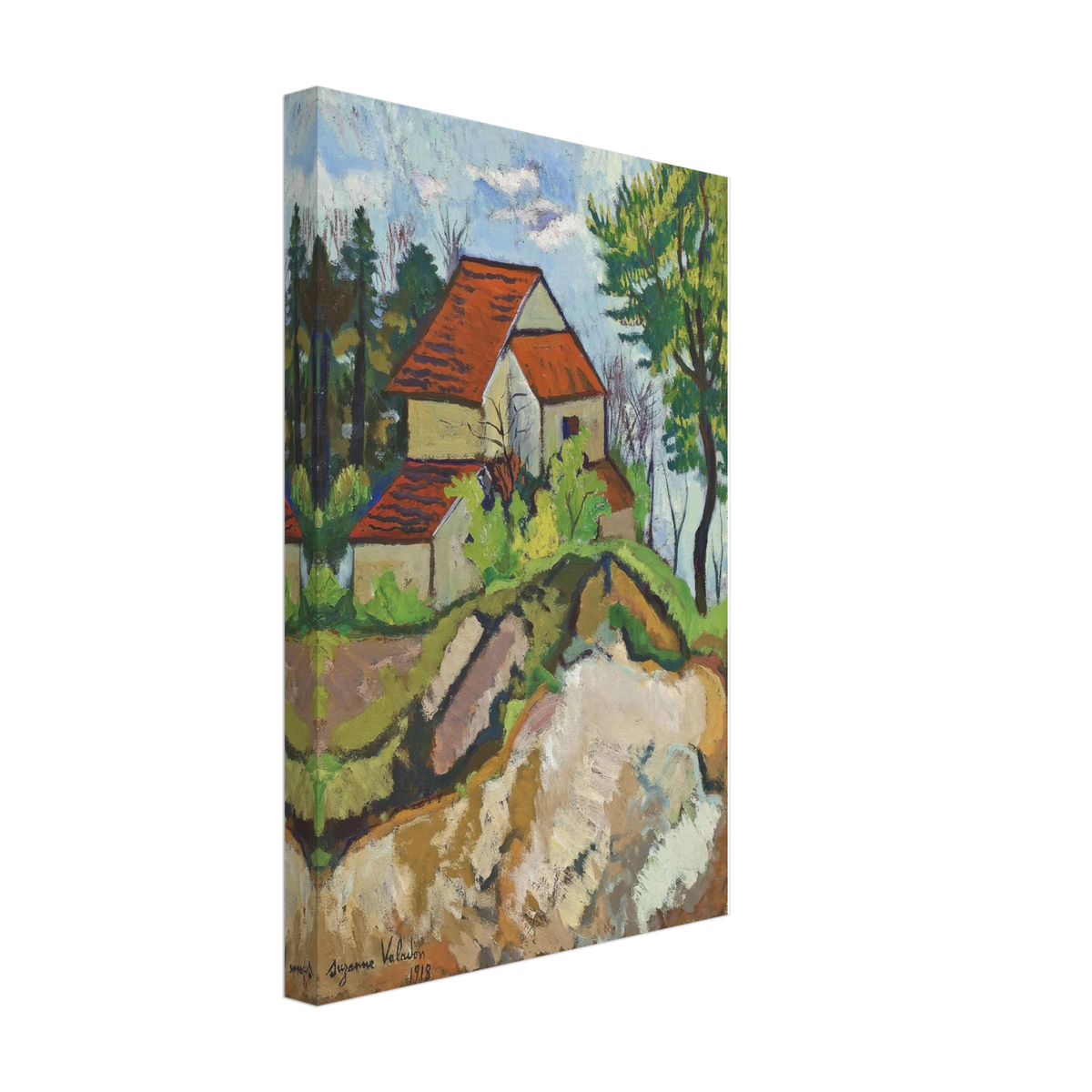 The Hollow Road by Suzanne Valadon, canvas, view 2