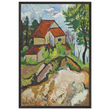 The Hollow Road by Suzanne Valadon, framed poster
