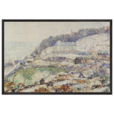 The Hudson at Inwood by Ernest Lawson, framed poster