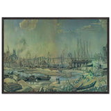 The Industrial Landscape by Konstantin Bogaevsky, framed poster, view 3