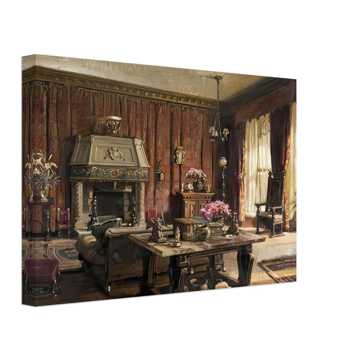 The Italian Room, 42 Hyde Park Gate, London by Richard Jack, canvas, view 2