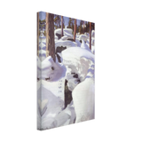The Lair of the Lynx by Akseli Gallen-Kallela, canvas, view 2