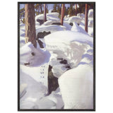 The Lair of the Lynx by Akseli Gallen-Kallela, framed poster, view 3