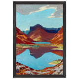 The Lake District for Holidays, Honister Crag by Algernon Talmage, framed poster, view 2