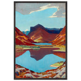 The Lake District for Holidays, Honister Crag by Algernon Talmage, framed poster
