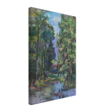 The Lake in the Forest by Kimon Loghi, canvas