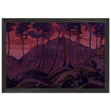 The Language of the Forest by Nicholas Roerich, framed poster, view 2
