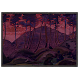 The Language of the Forest by Nicholas Roerich, framed poster, view 3