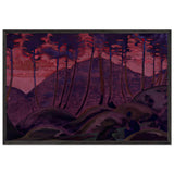 The Language of the Forest by Nicholas Roerich, framed poster