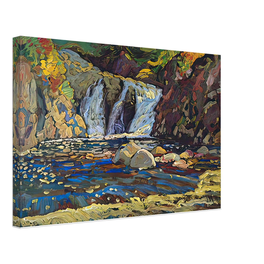 The Little Falls Sketch by J. E. H. MacDonald, canvas