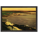The Lookout Green and Orange Cliffs, Gloucester by John French Sloan, framed poster, view 2