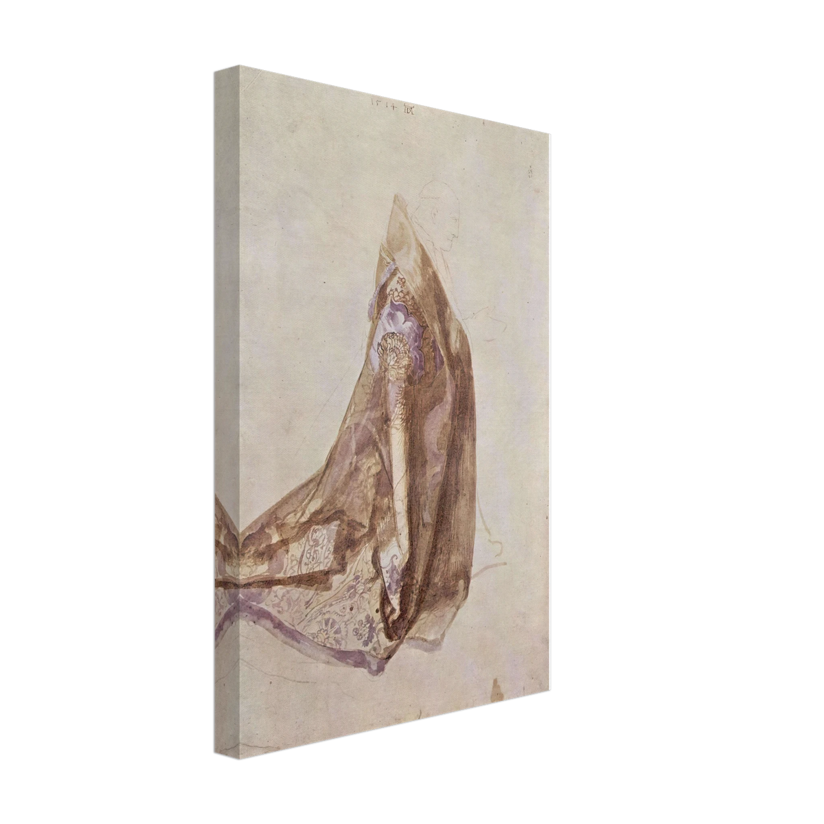 The Mantle of the Pope by Albrecht Durer, canvas, view 2
