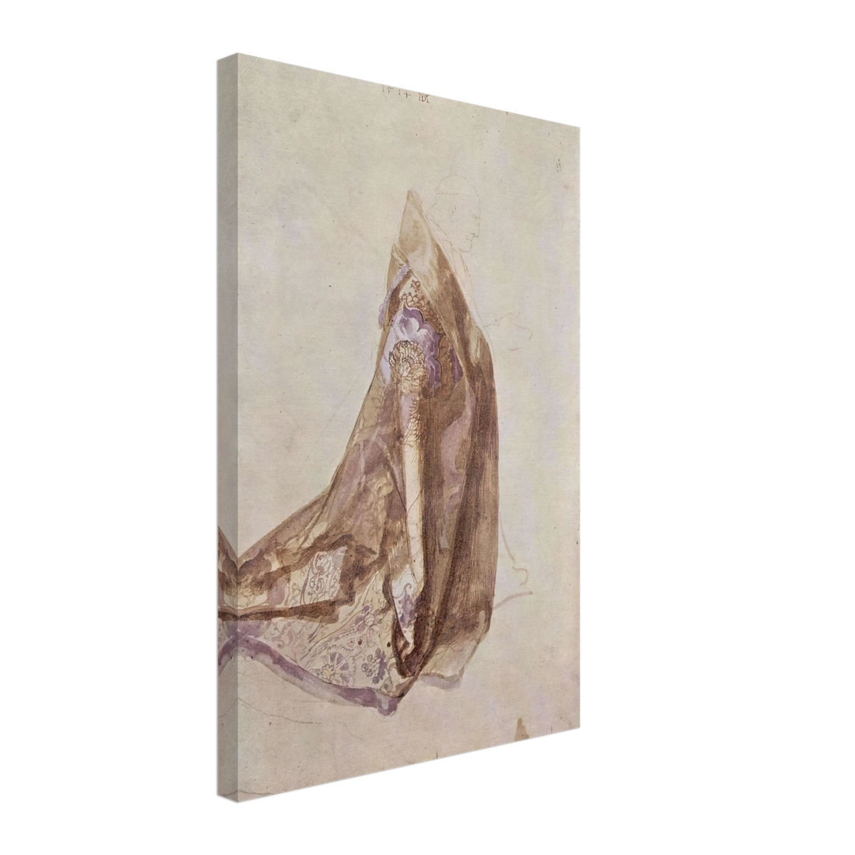 The Mantle of the Pope by Albrecht Durer, canvas