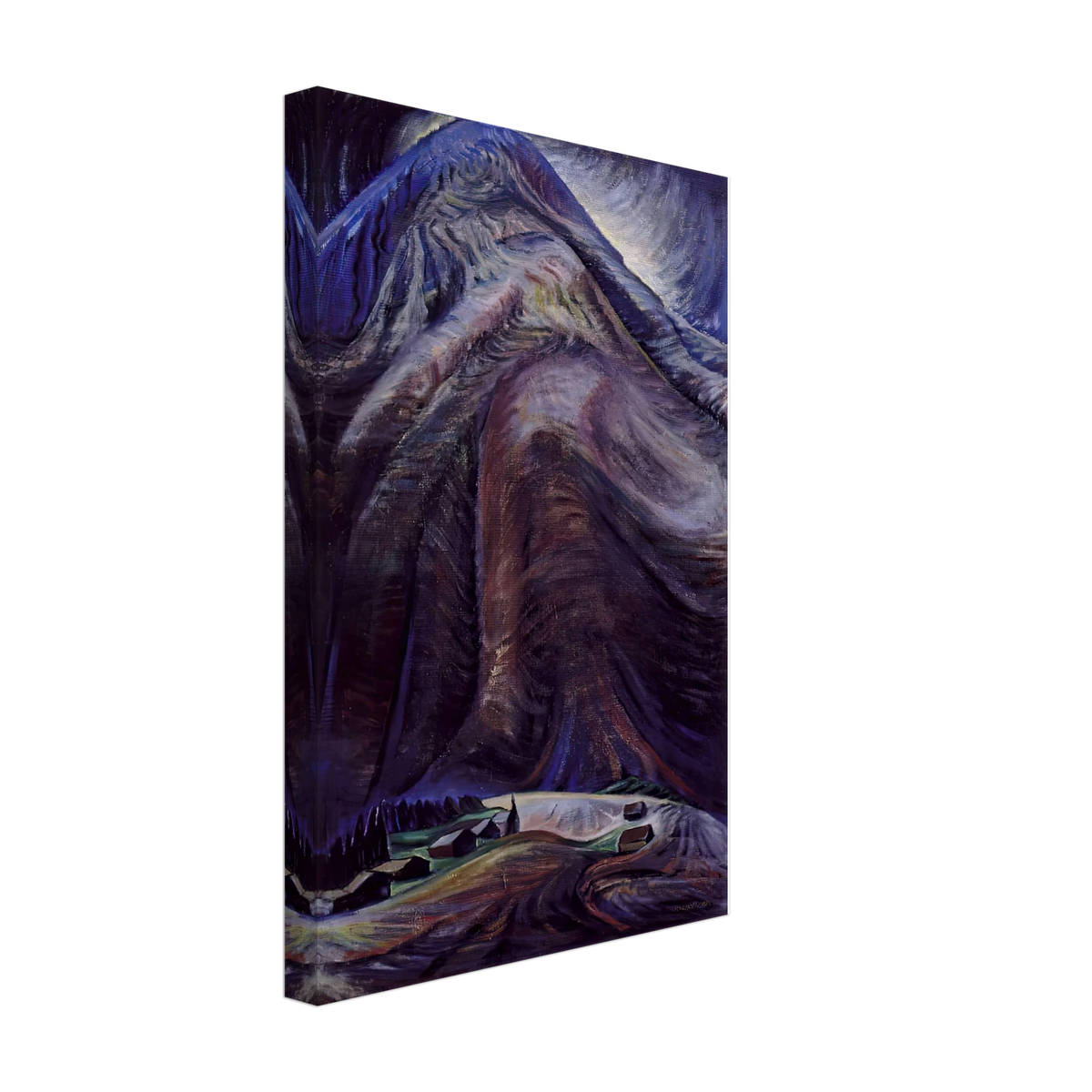 The Mountain by Emily Carr, canvas, view 2