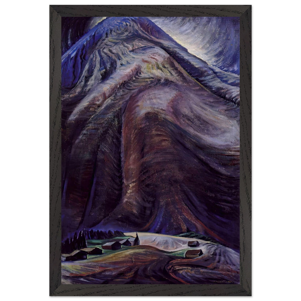 The Mountain by Emily Carr, framed poster, view 2