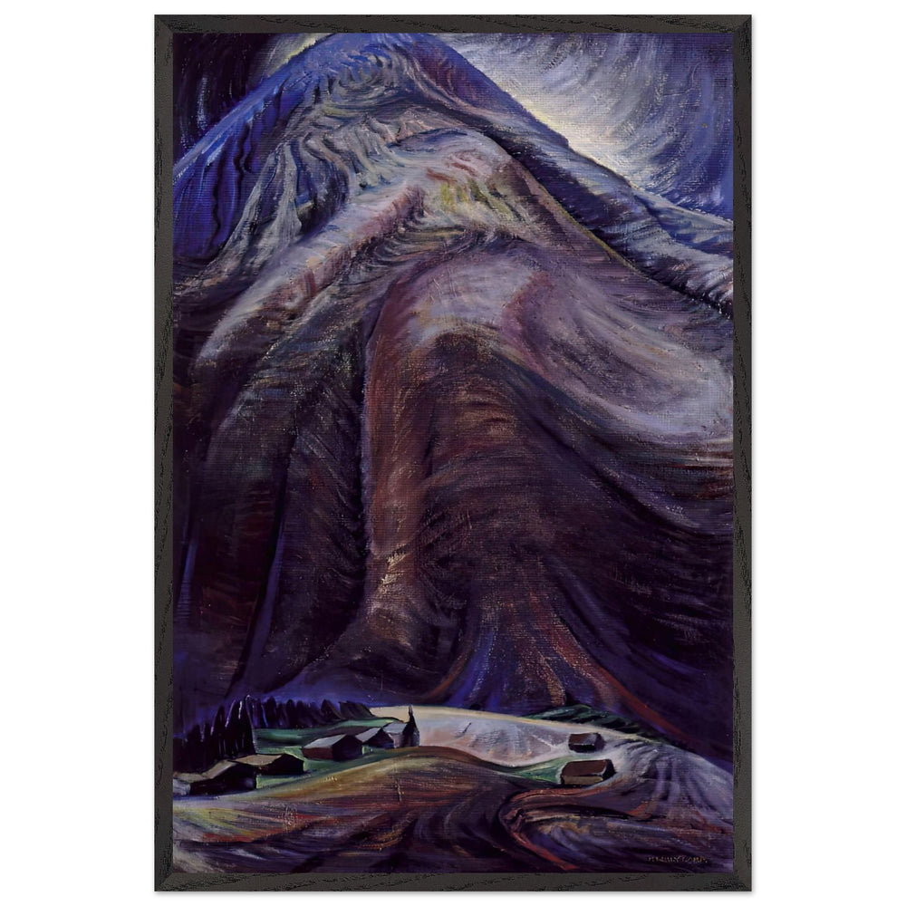 The Mountain by Emily Carr, framed poster