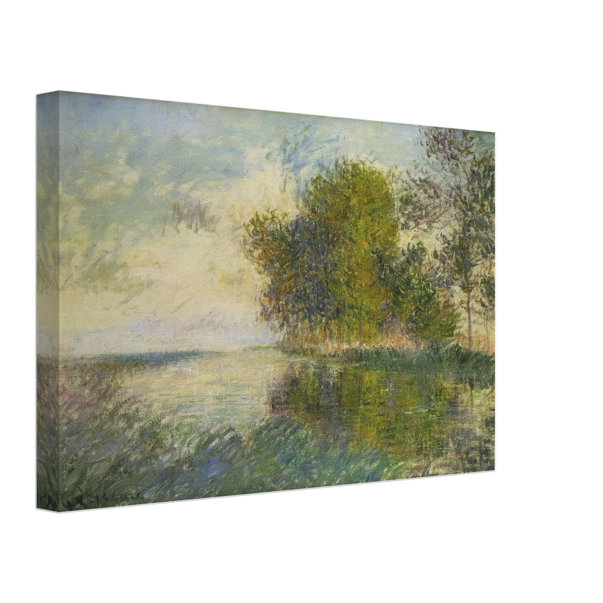 The Normandy River by Gustave Loiseau, canvas, view 2