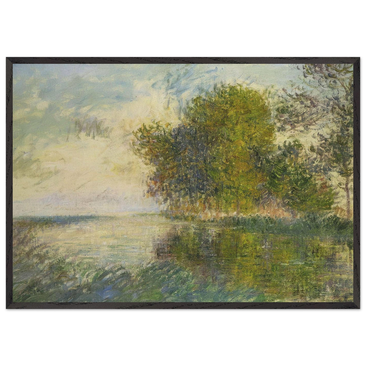 The Normandy River by Gustave Loiseau, framed poster, view 3