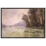 The Oise in Winter by Gustave Loiseau, framed poster