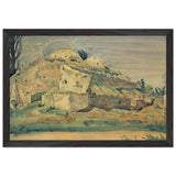 The Old Bathhouses in Karasubazar by Konstantin Bogaevsky, framed poster, view 2