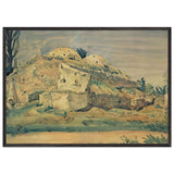 The Old Bathhouses in Karasubazar by Konstantin Bogaevsky, framed poster, view 3