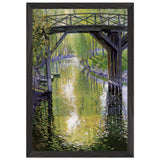 The Old Bridge, France by Guy Rose, framed poster, view 2