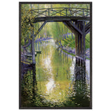 The Old Bridge, France by Guy Rose, framed poster
