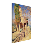 The Old Church at Cagnes by Guy Rose, canvas