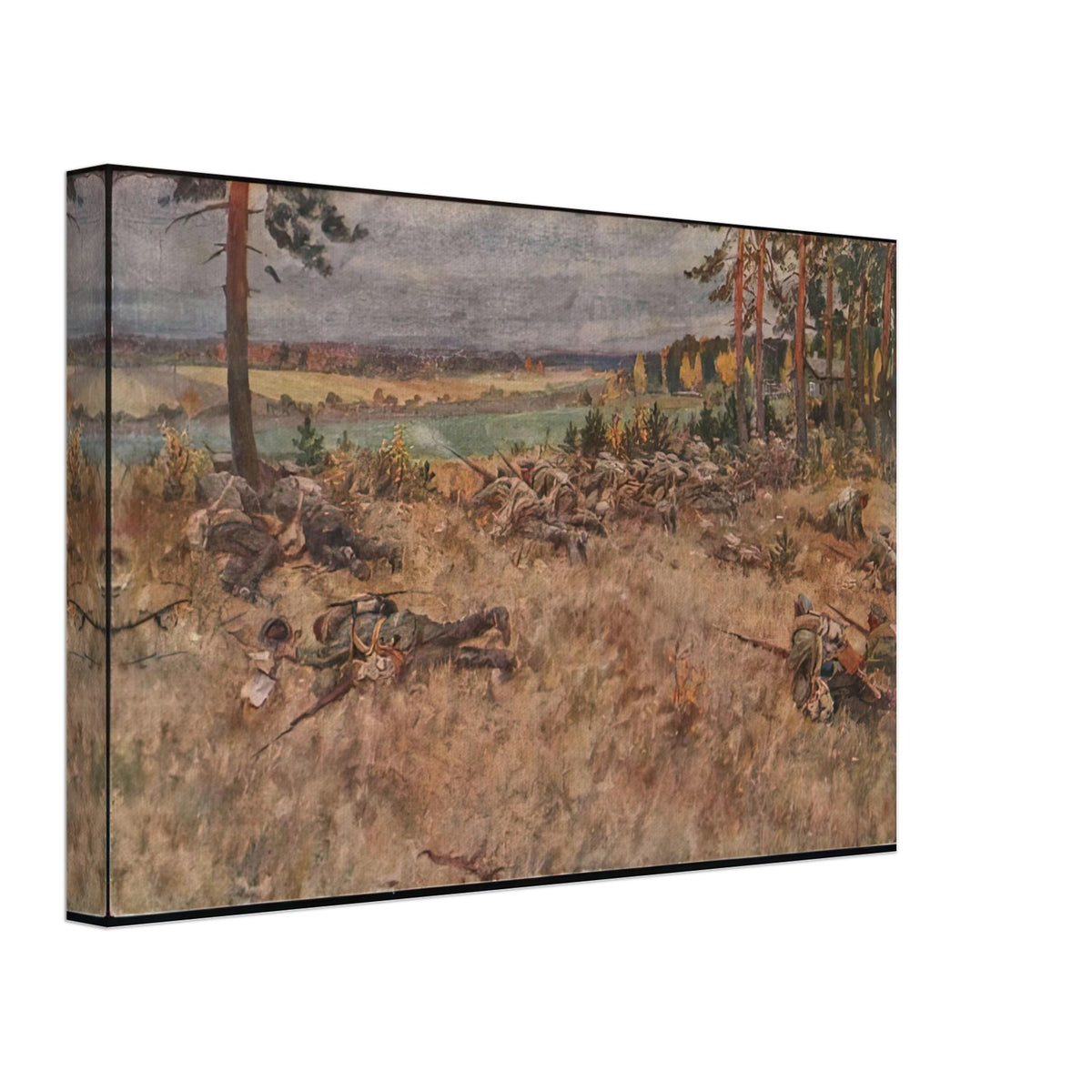 The onset of chain by Ivan Vladimirov, canvas, view 2