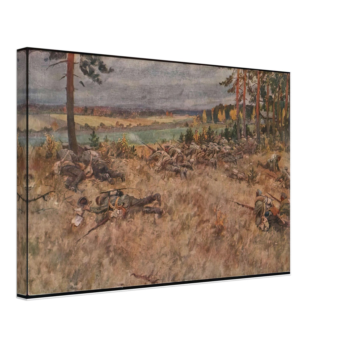 The onset of chain by Ivan Vladimirov, canvas