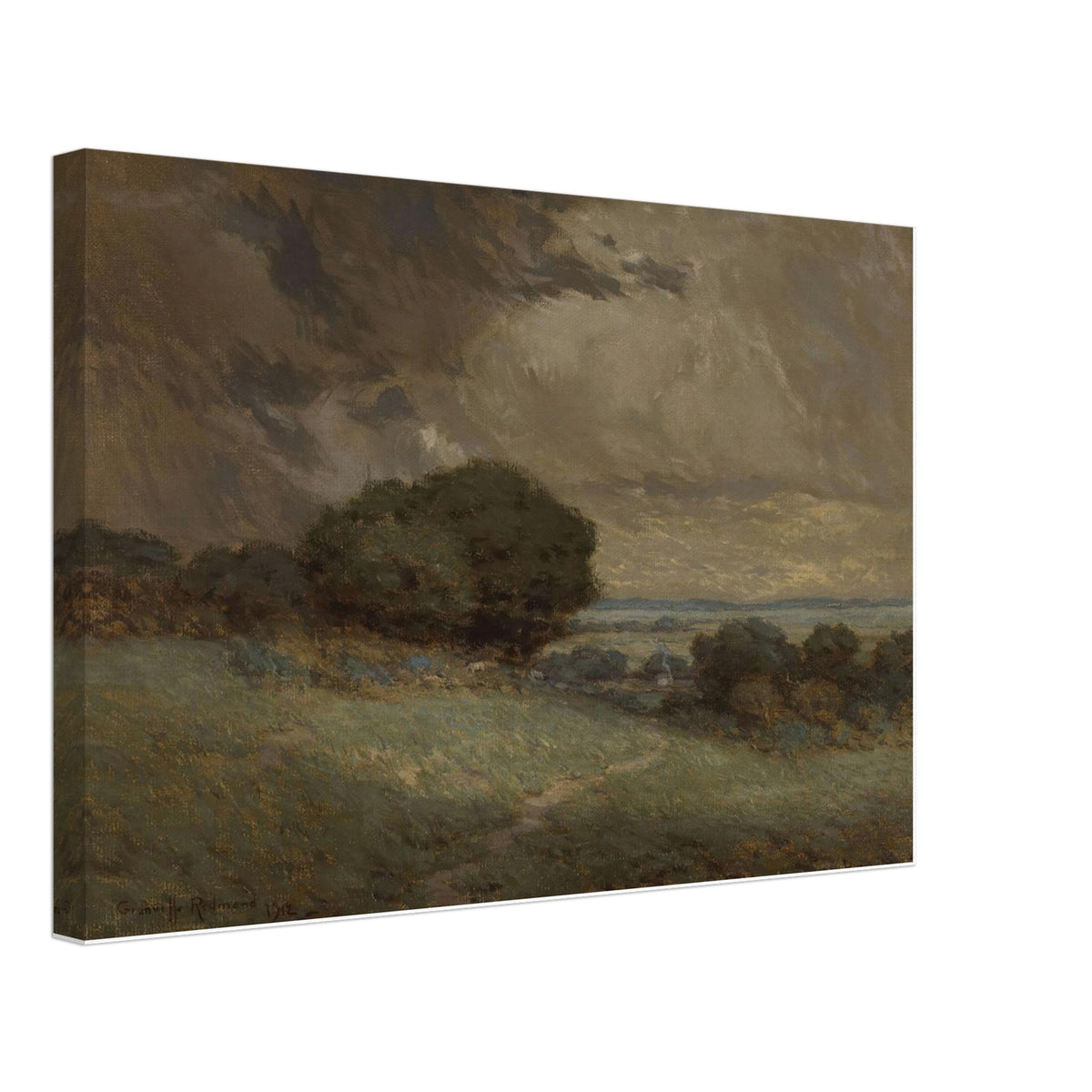 The Passing Storm by Granville Redmond, canvas