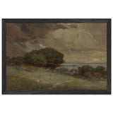 The Passing Storm by Granville Redmond, framed poster, view 2