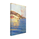 The Point Wharf, Mosman Bay by Arthur Streeton, canvas, view 2