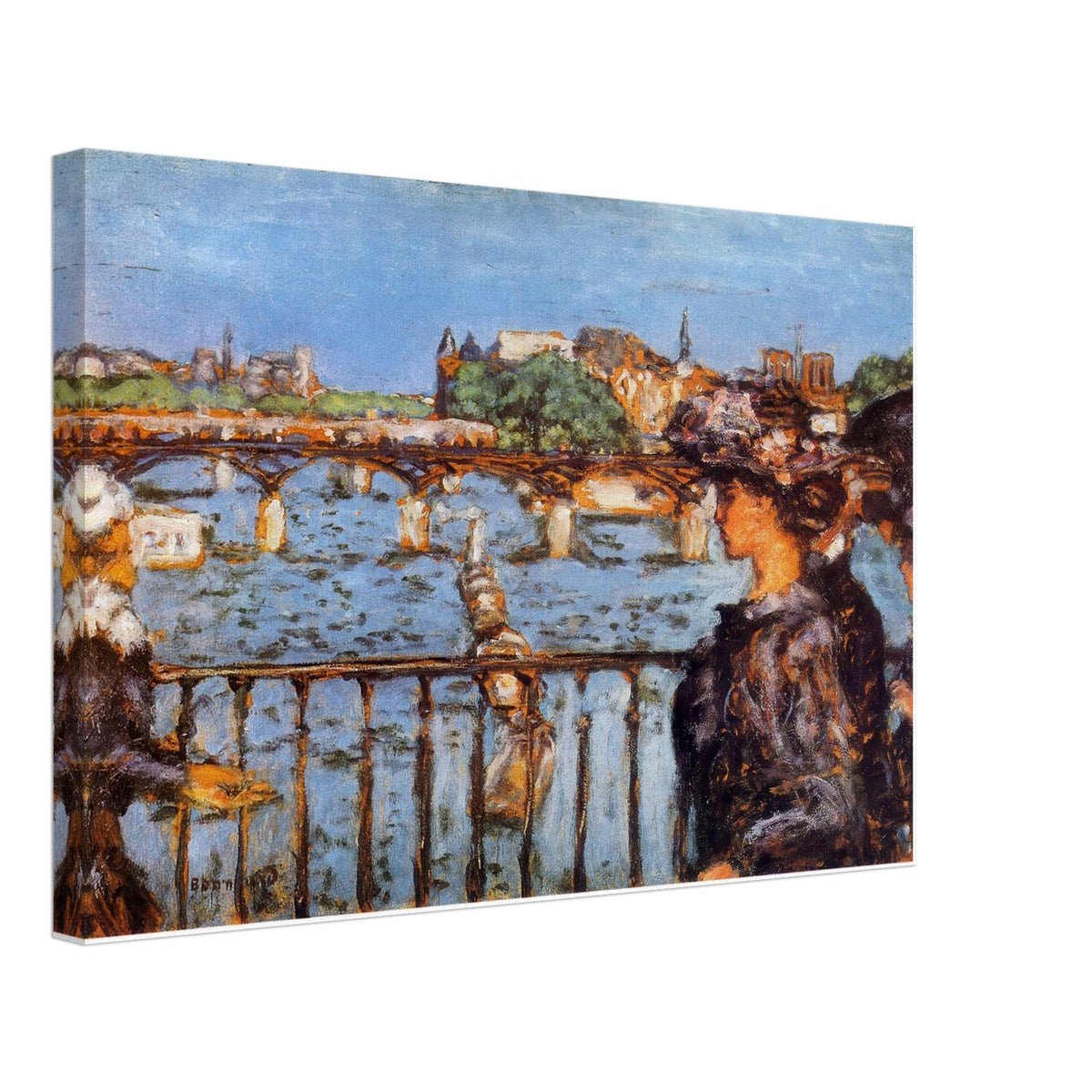 The Pont des Arts by Pierre Bonnard, canvas