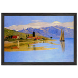 The Port of Pully by Felix Vallotton, framed poster, view 2