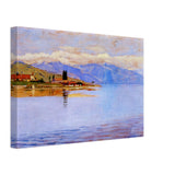 The Port of Pully (Study) by Felix Vallotton, canvas, view 2