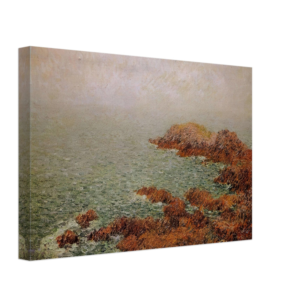 The Red Rocks by Gustave Loiseau, canvas, view 2