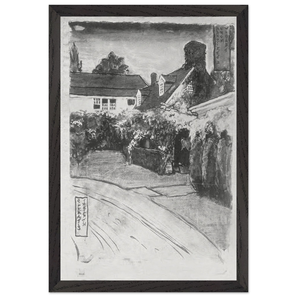The Red Rose by Violet Oakley, framed poster, view 2