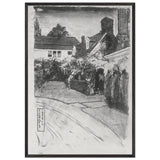 The Red Rose by Violet Oakley, framed poster, view 3