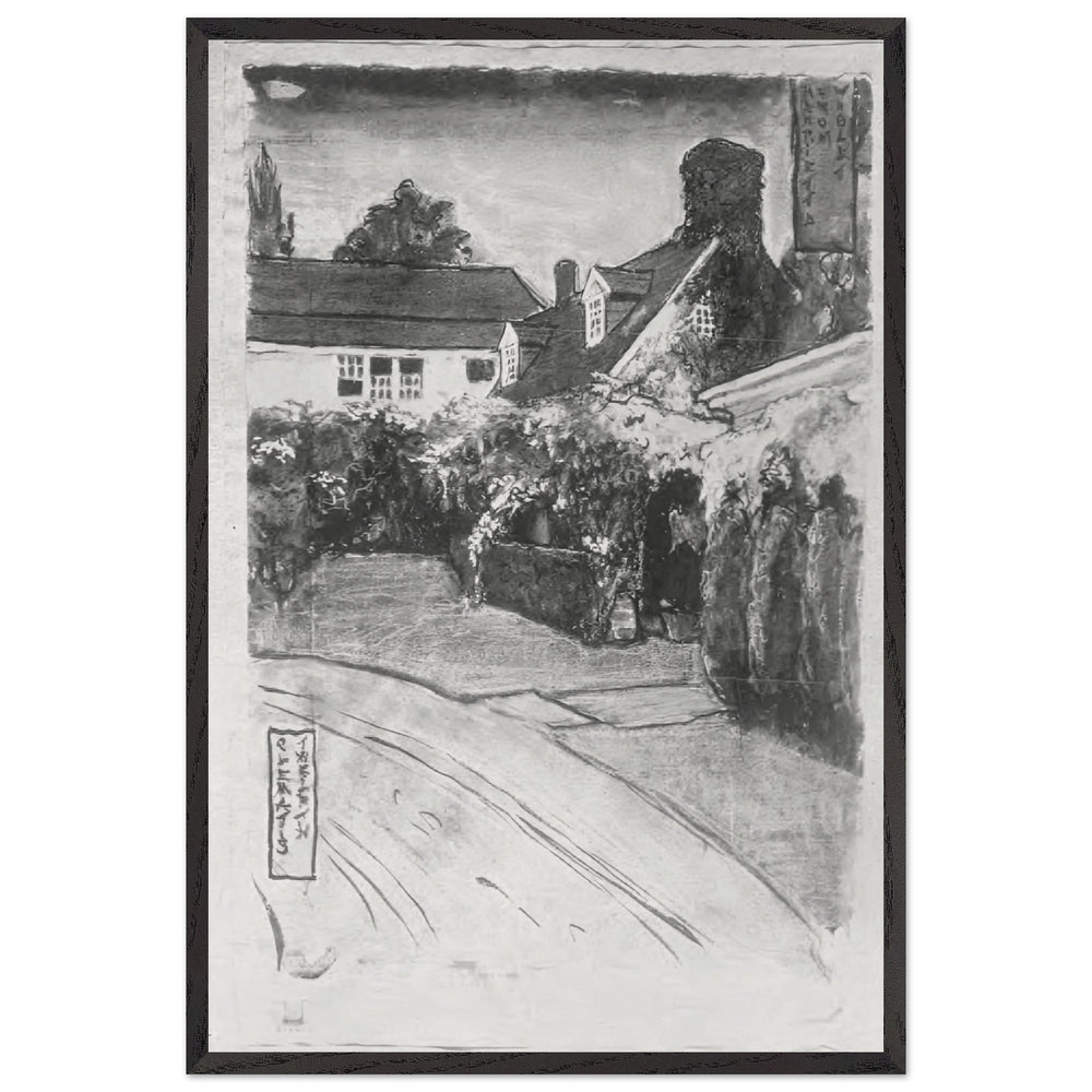 The Red Rose by Violet Oakley, framed poster