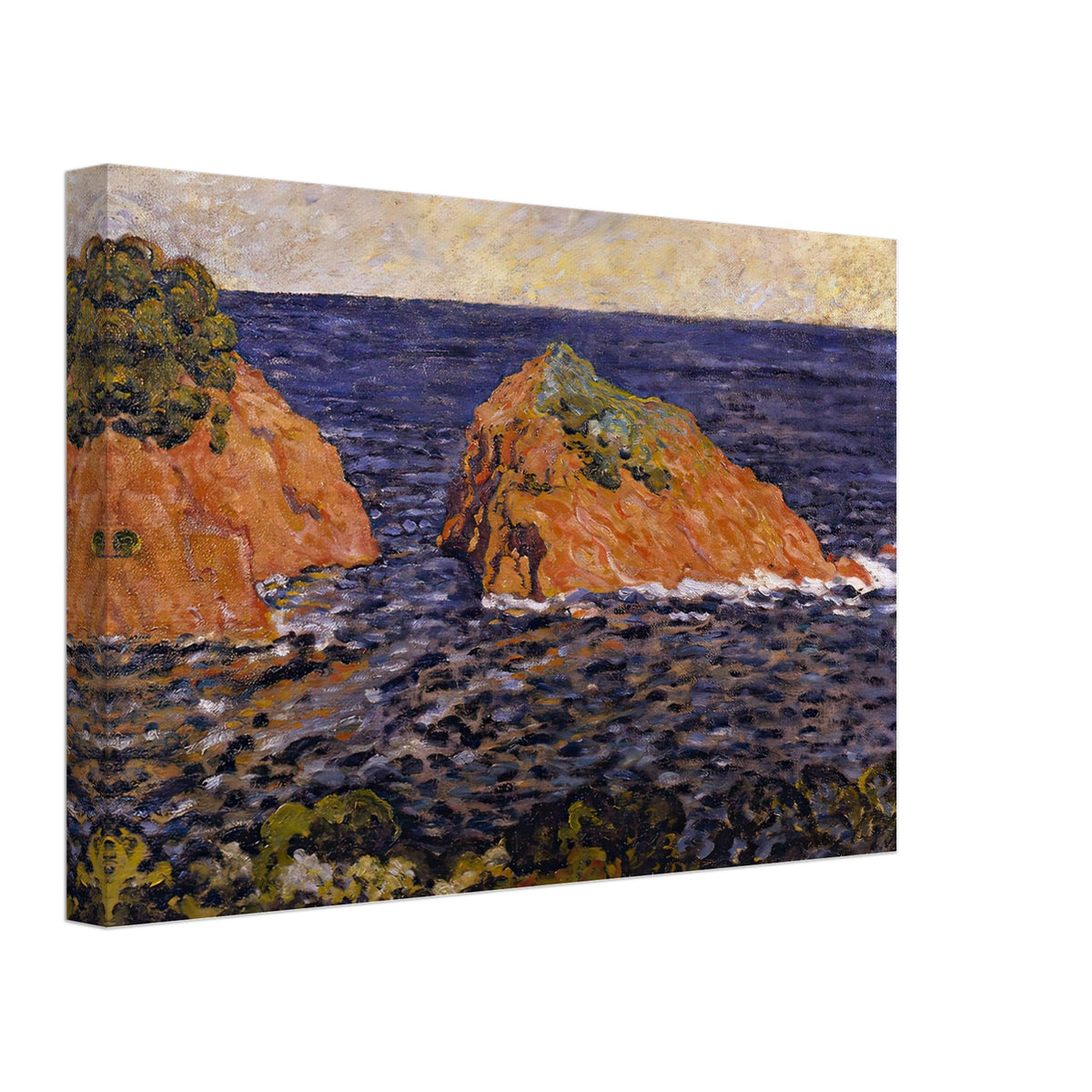 The Rock in the Sea by Louis Valtat, canvas, view 2